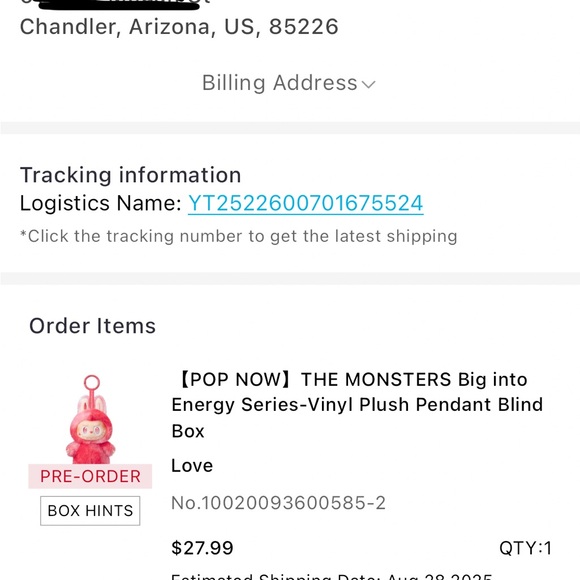 Labubu Big Into Energy Love new in box - Picture 4 of 4